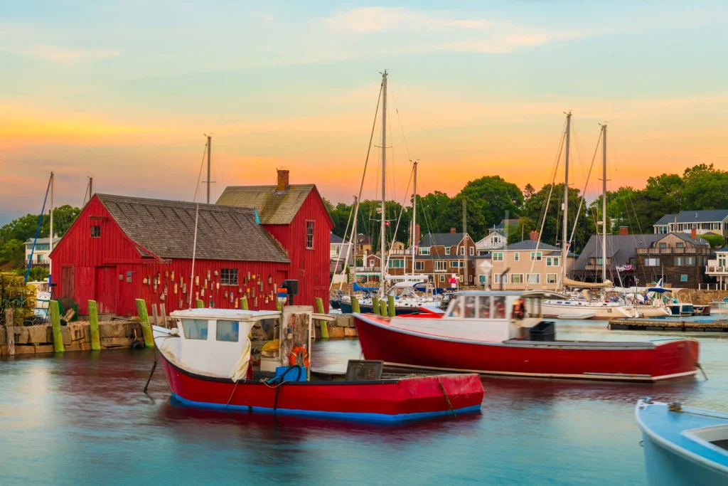 the red house at Rockport MA